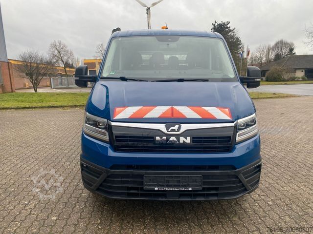 Pick-up van MAN TGE 3.180 Pristche mit Kran *Doppelkabine*Ahk*