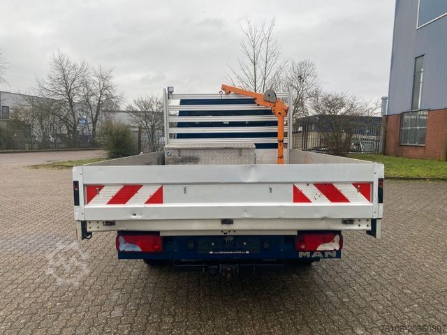 Pick-up van MAN TGE 3.180 Pristche mit Kran *Doppelkabine*Ahk*