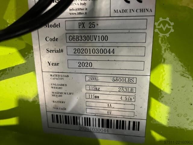 Pallet truck Clark PX20