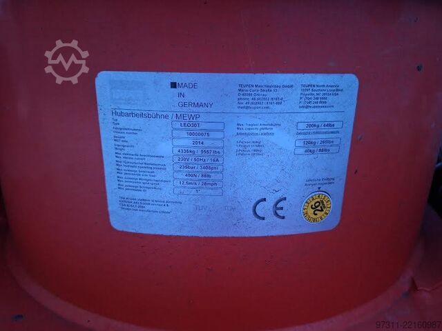 Aerial platform Teupen LEO 30 T