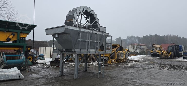 Mobile tracked screener Powerscreen Powerscreen Wheel bucket dewaterer Gelen KY800