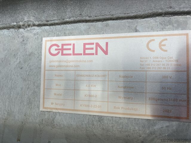 Mobile tracked screener Powerscreen Powerscreen Wheel bucket dewaterer Gelen KY800