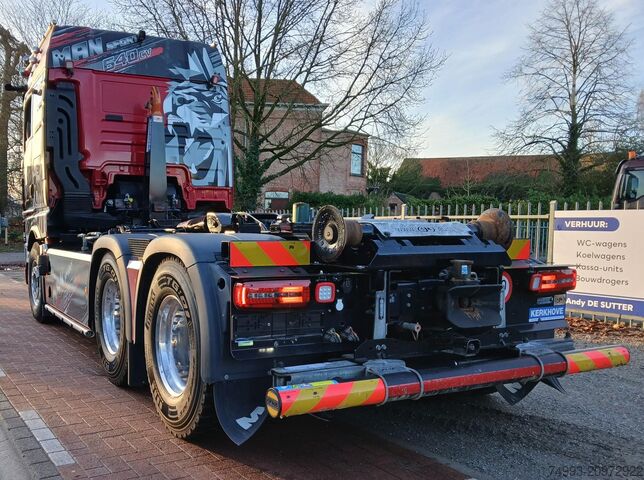Roll-off tipper truck MAN TGX 640PK Containersysteem + trekker