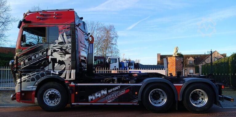 Roll-off tipper truck MAN TGX 640PK Containersysteem + trekker