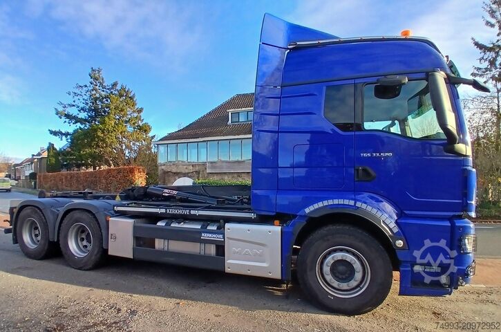 Roll-off tipper truck MAN TGS 33520  6X4