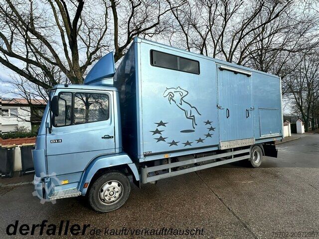 Livestock transporter Mercedes-Benz 814 L 3 Pferde Oldtimer