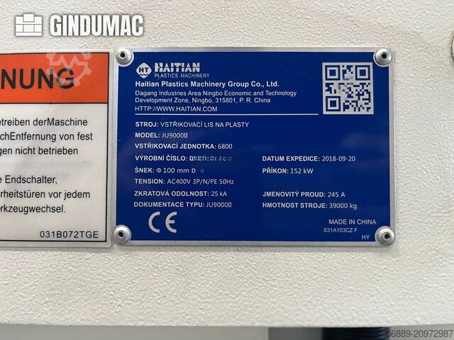 HAITIAN JU9000II/6800 PLUS HAITIAN JU9000II/6800 PLUS