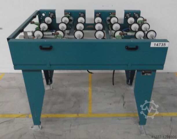 Driven roller conveyor Grenzebach mit Zentriereinheit