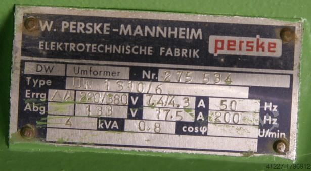 Frequenzumformer 133 V 200 Hz 4 kVA Perske DW 1310/6