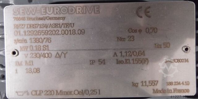 Driven roller conveyor Grenzebach RFS