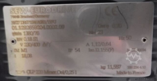 Driven roller conveyor Grenzebach RFS