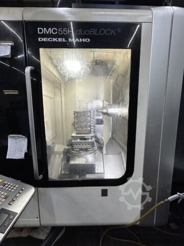 Vertical machining center DECKEL MAHO DMC 55 H duo block