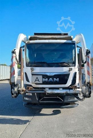Garbage truck MAN TGS 35.360 Überkopflader