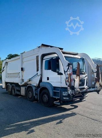Garbage truck MAN TGS 35.360 Überkopflader