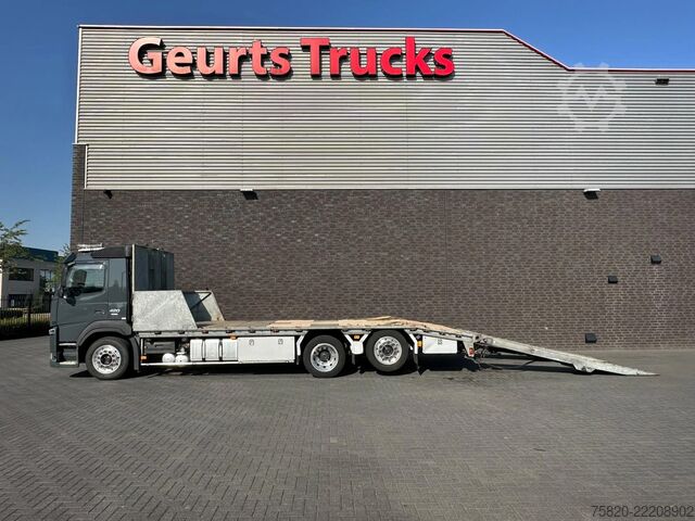 Car carrier van Volvo FM 420 6X2 OPRIJWAGEN/MACHINE TRANSPORTER/PLATEAU/