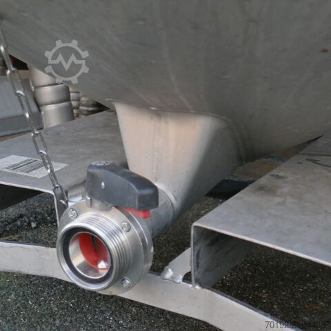1000 Liter aseptischer druckfester Rundcontainer aus V2A eurocont B0103
