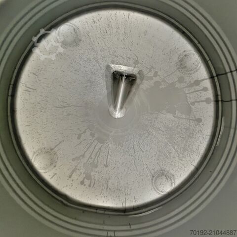 1000 Liter aseptischer druckfester Rundcontainer aus V2A eurocont B0103