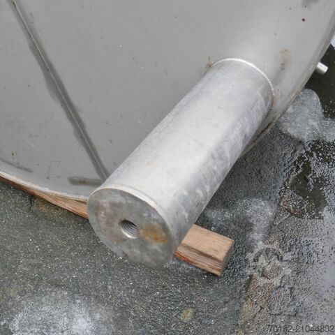 5000 Liter heiz-/kühlbarer Behälter aus V4A mit Rührwerksflansch terlet 8951