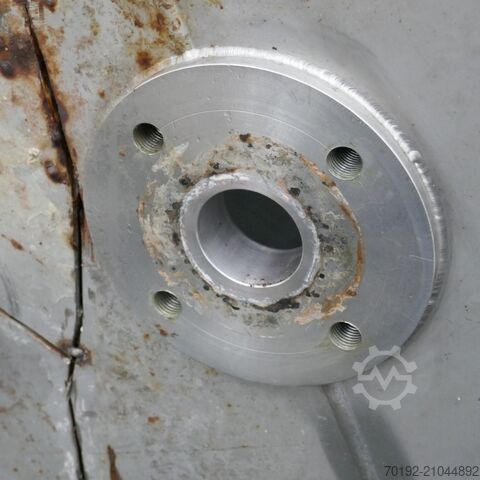 5000 Liter heiz-/kühlbarer Behälter aus V4A mit Rührwerksflansch terlet 8951