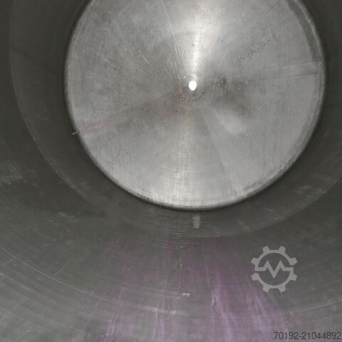 5000 Liter heiz-/kühlbarer Behälter aus V4A mit Rührwerksflansch terlet 8951