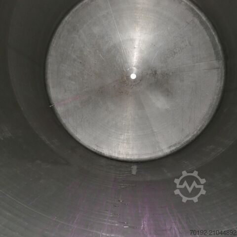 5000 Liter heiz-/kühlbarer Behälter aus V4A mit Rührwerksflansch terlet 8951