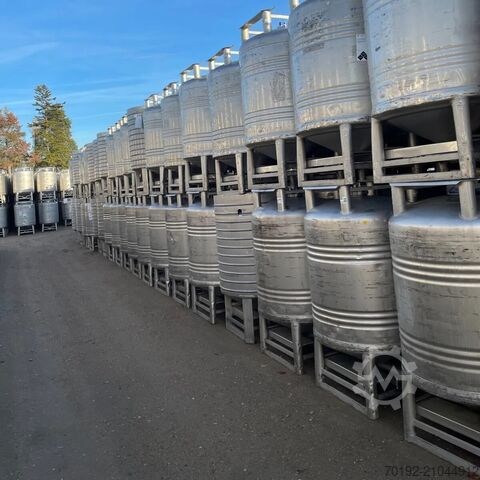 930 Liter druckfester Rundcontainer aus V2A UCON K0198