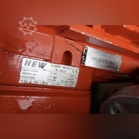 42000 Liter liegender Lagertank aus V2A mit 2 Propellerrührwerken  K0194