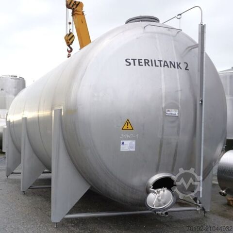 42000 Liter liegender Lagertank aus V2A  K0195