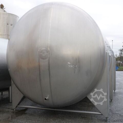 42000 Liter liegender Lagertank aus V2A  K0195