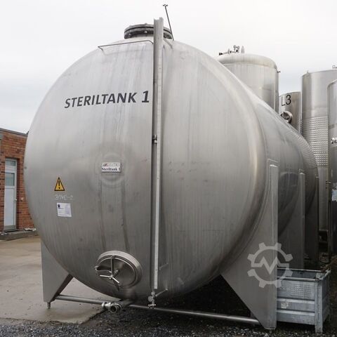 42000 Liter liegender Lagertank aus V2A  K0195
