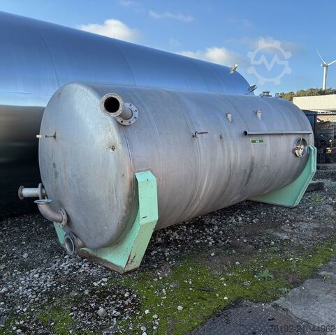 10500 Liter liegender Lagertank aus V2A  S17372