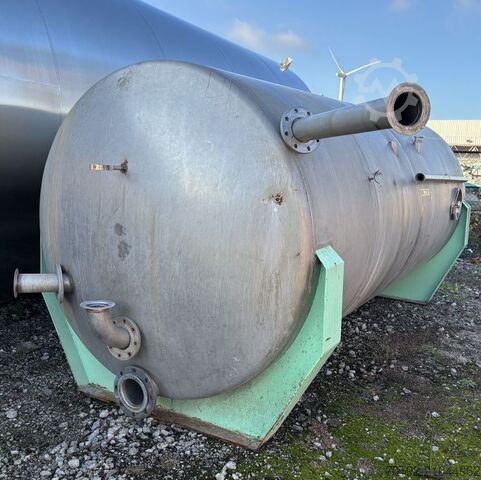 10500 Liter liegender Lagertank aus V2A  S17372