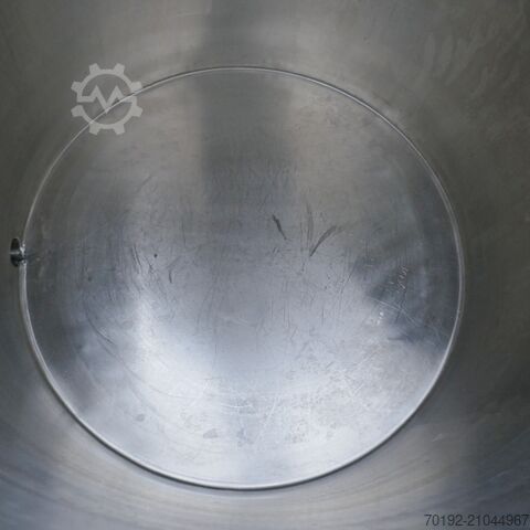 400 Liter fahrbarer Behälter aus V4A  B0093