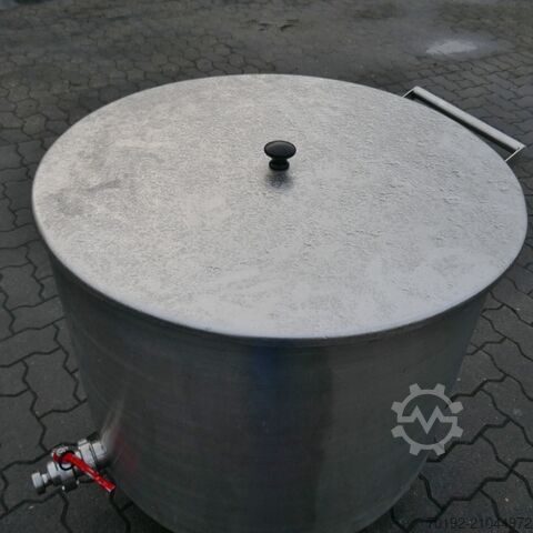 300 Liter fahrbarer Behälter aus V2A  B0094