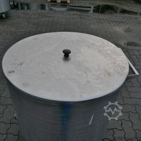 300 Liter fahrbarer Behälter aus V2A  B0094
