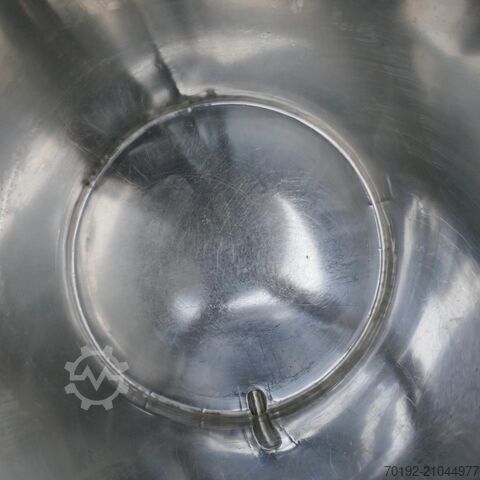 220 Liter fahrbarer Behälter aus V2A  B0095