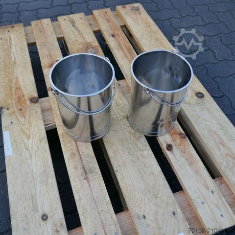 5 liter container / bucket made of V2A stainless steel  B0096