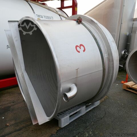 2200 liter tank made of V4A stainless steel  B0087