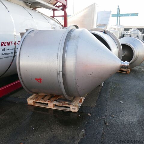2200 liter tank made of V4A stainless steel  B0087