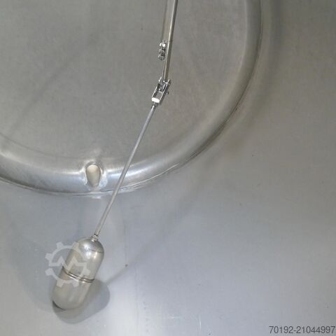 1600 Liter horizontaler Lagertank aus V4A  9876