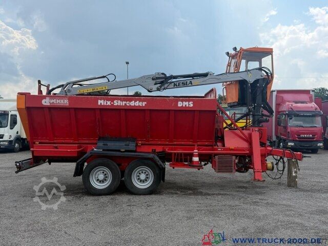 Agricultural machine Dücker Holz Schredder DMS500S Kran Kesla+Kabine+Greifer