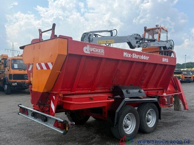 Trailer Dücker Dücker Holz Schredder DMS500S Kran Kesla+ Kabine