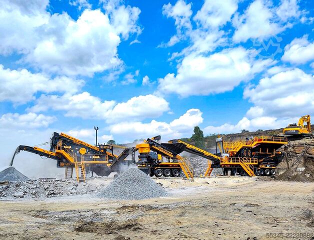 Brechanlage/Mobile Brechanlage FABO Mobile Crushing Plant Mobile Jaw Crusher MCK-115