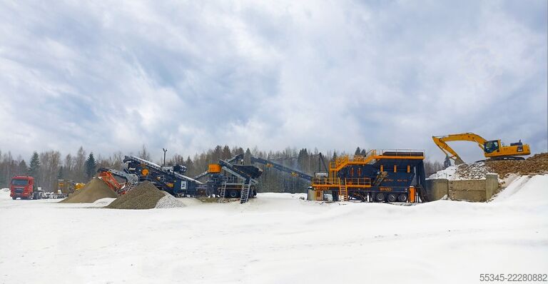 Brechanlage/Mobile Brechanlage FABO Mobile Crushing Plant Mobile Jaw Crusher MCK-115