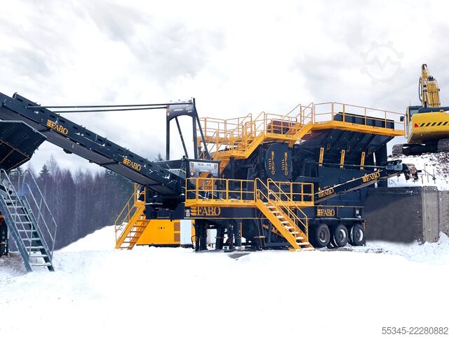 Brechanlage/Mobile Brechanlage FABO Mobile Crushing Plant Mobile Jaw Crusher MCK-115