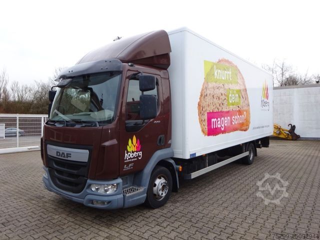 Box van DAF LF 220 Koffer mit Palfinger LBW 4x2