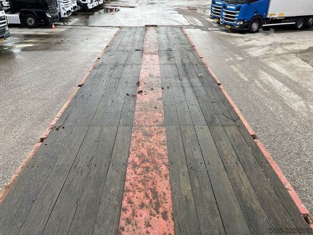 Plattformanhänger Nooteboom OVB-90-05 / 5 axle 12 Ton Hydraulic / BPW Drum ...