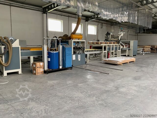 Laminating line for acrylic and PET sheets MASTER PUR 1400 Panel Laminating Line