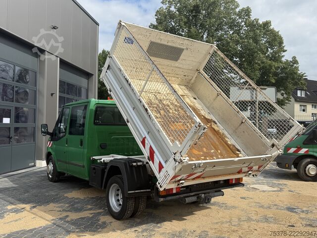 Transporter mit Doppelkabine Ford Transit FT 350 2.4 TDCI Dreiseitenkipper