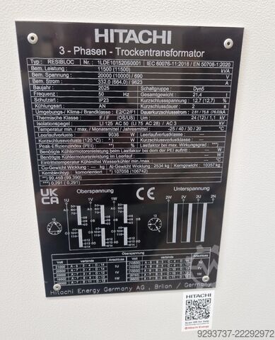 Transformer Hitachi Standard RESIBLOC